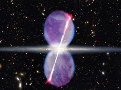 Астрономы зафиксировали мощные гамма-пузыри